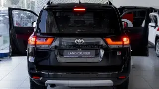 2025 Black Toyota Land Cruiser 300 GR Sport - Luxury SUV in Detail