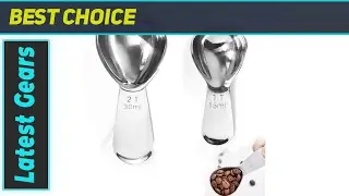 Coffee Scoop, Modern Stainless Steel Coffee Measure Spoon Set - The Best Kitchen Addition for