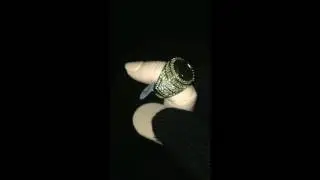 Gold Iced Out Cz Diamond Ring Hip Hop Jewelry