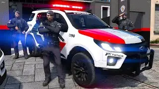 FOR&Ccedil;A T&Aacute;TICA EM PINOTE NA FAVELA 🔴AO VIVO GUAIANASES RP!!!!