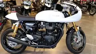 Triumph Thruxton 1200 R Cafe Track Racer fully accessorised - absolutely stunning bike!