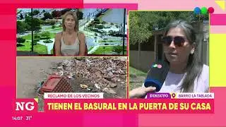 Barrio La Tablada: los vecinos reclaman que tienen la basura en la puerta de su casa