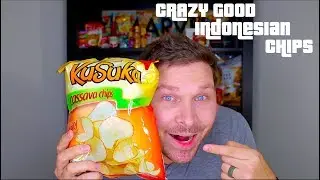 BEST INDONESIAN SNACK!!?? KUSUKA CASSAVA SPICY CHIPS
