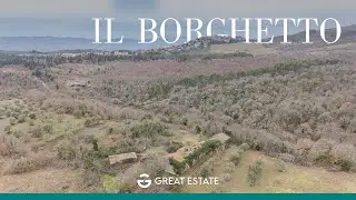 Umbrian farmhouse for renovation | IL BORGHETTO, Montegabbione &ndash; 29 Hectares Panoramic
