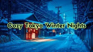 Cozy Tokyo Winter Nights ❄️ Chill Lofi Beats for Study, Focus & Soft Relax 🌃🎧