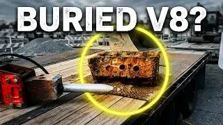 Construction Crew Unearths V8 Engine Block &mdash; Real-Life Street Find