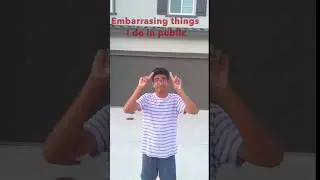 Embarrassing things I do in public credit: @MaxwellGamerPlays #shorts