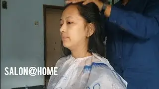 CREAMBATH RAMBUT DI RUMAH TEH AJENG ( Hair Creambath with Relaxing Sound )