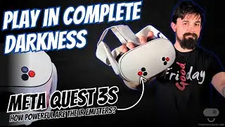 Can the Quest 3S Really Track in Complete Darkness? IR Test Revealed! | New Quest 3S Giveaway!