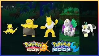 Pokemon Sun & Moon - Abra,Drowzee,Hypno,Oranguru & Passimian Locations