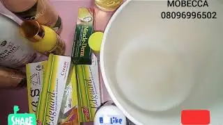 How To Promix  A Very Effective Quick Whitening Cream