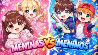 Jogando meninas vs meninos 