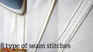 Fashion Designing level 1 / Basic seams & Stitches for Bigginers 🧵 🪡 