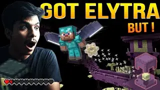 I got elytra in Minecraft (Pocket Edition),