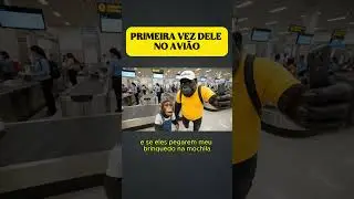 ✈️ O BEB&Ecirc; GORILA VIAJOU DE AVI&Atilde;O PELA PRIMEIRA VEZ!!! 🦍👶🔥