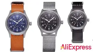 Automatic Military Field Watch for Men &ndash; Baltany S2049 NH35 Sapphire 24H Calendar Homage