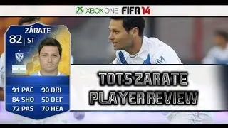 FIFA 14 | FUT - TOTS ZARATE 82 Review & In Game Stats Ultimate Team