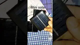 mini solar panel Kit unboxing by amazon