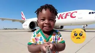 Newborn Baby Looks for his Daddy 🥺 | Baby Eating KFC on Plane| Part 1 finding my dad 
