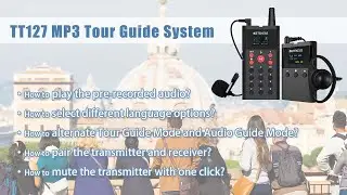 Этапы эксплуатации экскурсионной системы TT127 с MP3-плеером