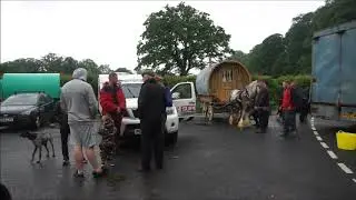#horses #gypsys #applebyfair  on the road to Appleby Horse Fair the biggest in Europe
