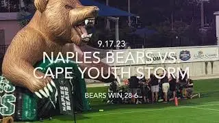 11U Naples Bears Vs Cape Youth Storm - Bears win 28-6