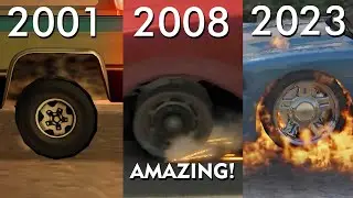 Evolution of TIRES LOGIC in All GTA Games (2001-2023) #01