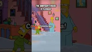 the Simpson's house is flooded