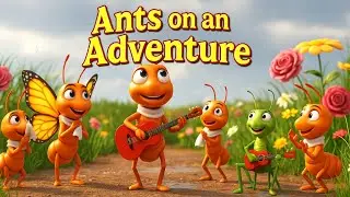 🐜 Ants Marching Parade | Fun Musical Adventure for Kids | Kidsanimafun