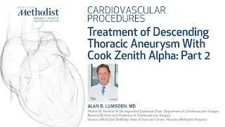 Treatment of Descending Thoracic Aneurysm With Cook Zenith Alpha: Part 2