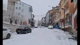 Dersim’e kar yağmaya başladı