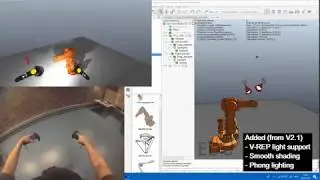 CoppeliaSim VR Toolbox (V-REP) new features (V2.0 & V2.1)