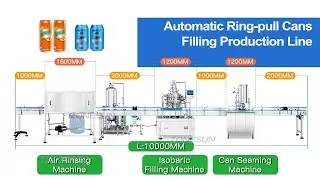 How to Use ZS-FAL180A11 Automatic Carbonated Drinks Ring-Pull Can Rinsing Filling Production Line