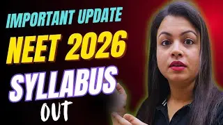 NTA NEET 2026 Syllabus OUT | Complete Subject-wise Topics Explained