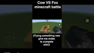 Cow vs Fox Minecraft Tower Battles! #1 #minecraftbattles