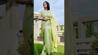 pista green saree combination ideas 💚💗 #saree #blouse #trending #outfit