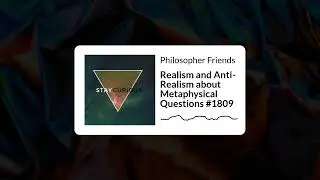 Realism and Anti-Realism about Metaphysical Questions #1809 | Philosopher Friends