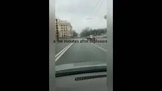 a blow in the center #Kharkov  The video shows that the projectile hit the regional administration.