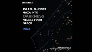 Power: Life or death for Gaza - Israeli power cuts visible from space