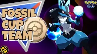 Lucario is SO GOOD in Fossil Cup Great League Pokemon Go Battle League