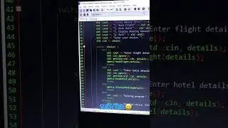 travel agency IDE dev c++ #coding #cplusplus #ccompiler #cpp #devcpp #learncpp
