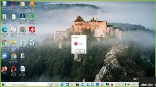How to create an Error box in Windows