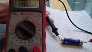 Test AA Battery with Multimeter