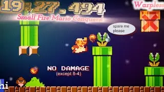 Super Mario Bros. Warpless Speedrun [19:27.494] *Personal Best*