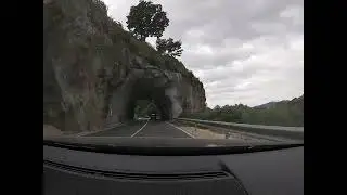 Fahren durch Komunari, Dobromir, Bilka Bulgarien / Driving in Komunari Bulgaria