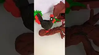 Clay Hen Easy . How to Make Polymer Clay Hen Tutorial .Clay Modelling Craft Hen forbeginners .