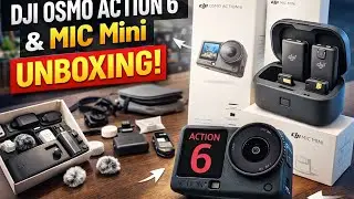 Dji osmo action 6 & dji mic mini unboxing video #djiosmoaction6 #djimicmini #rajgir #mahamanagoldcup