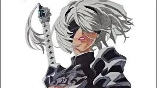 How To Draw 2B | Nier: Automata Ver1.1a