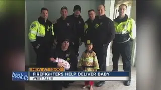 West Allis firefighters deliver baby, surprise family