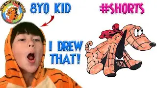 8yo Autistic Savant Draws - Lullaby Land | Disney's Silly Symphonies #shorts
